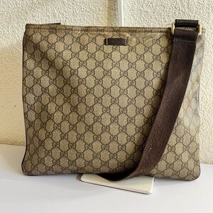 Gucci Brown Monogram Men's Bag
